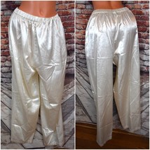 Victorias Secret Large Pajama Set Shirt Pants Vintage Gold Label - £35.57 GBP