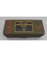 Emerson Army Signal Corps Case CY-1031/URR Radio Tubes Vibrator Fuses Lamps - $27.15