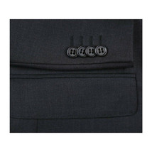 Men Renoir Suit Separate Super 140 Wool Two Button Classic Fit 555-3 Charcoal image 5
