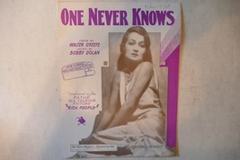 One Never Knows, 1929, from &quot;Rich People&quot;, by Walter O&#39;Keefe and Bobby Dolan - £10.60 GBP