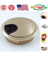 Brushed Golden 2-Inch Desk Grommets - 2-Pack for Stunning Interiors - $26.56 CAD