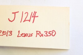 2013-2015 LEXUS RX350 HEADLIGHT LAMP COMPUTER MODULE UNIT J1214 image 9