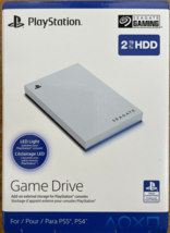 Seagate - STLV2000101 - 2TB External HDD Game Drive for PS5 USB 3.0 - White - £117.91 GBP