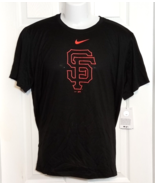 Nike Dry-Fit San Francisco Giants Black T-Shirt XL - $20.57