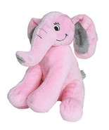 Teddy Mountain NY Personalized Custom Cuddly Soft Pink Elephant 16&quot; Hear... - £26.17 GBP