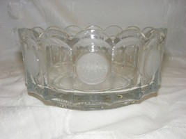 Vintage Coin Glass Fostoria Round Crystal Bowl Avon 91st Anniversary 12-b - $460.95 MXN