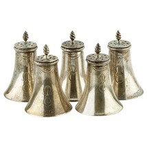 Argent Sterling Lot De 5 Salt &amp; Pepper Shakers - $6,596.90 MXN