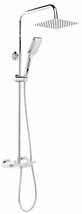 Oria polished chrome thermostatic shower column. Shower system set - £450.31 GBP