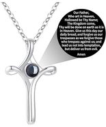 Cross Necklace with Bible Verse - $15.00