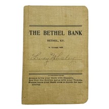 Vintage 1910&#39;s Bethel Ky Kentucky The Bethel Bank Account Book Lucy Whaley - £9.63 GBP