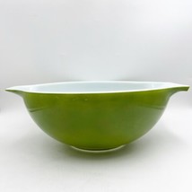 Vintage Pyrex #444 Cinderella Avocado (Dark) Green 4 Qt Mixing Nesting Bowl - £15.73 GBP