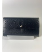 LOUIS VUITTON Vernis Monogram Genuine Compact Wallet Bifold Button Porte... - £147.58 GBP