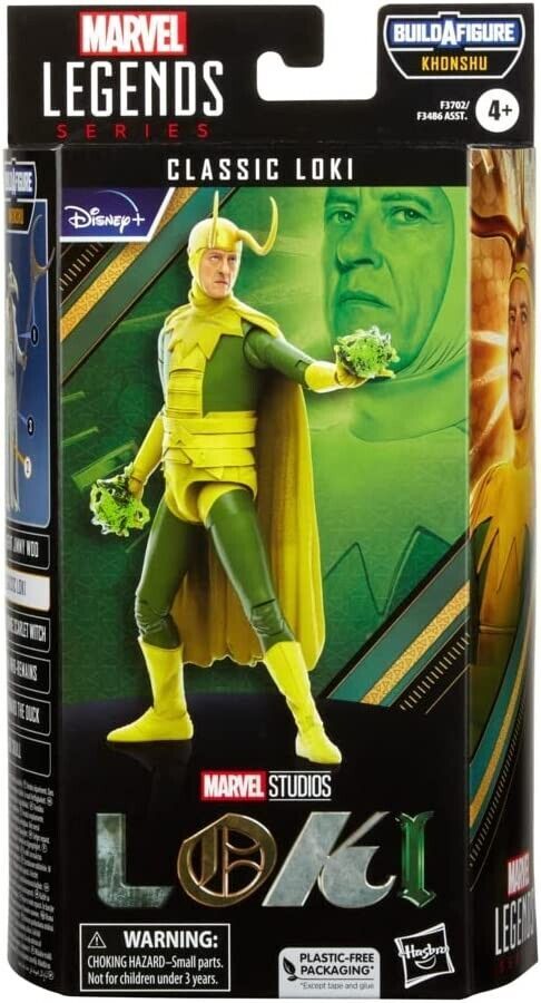 Primary image for NEW SEALED 2022 Marvel Legends Classic Loki Action Figure