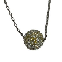 SR AVON Abrianna Necklace Round Ball Style Sparkle  - $9.89