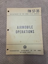 Vintage 1967 U.S. Army FM 57-35 Airmobile Operations Field Manual - €16,19 EUR