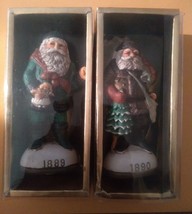 Memories of Santa Claus  Reproduction OrnamentS 1889 &amp; 1890  with original boxes - £12.48 GBP