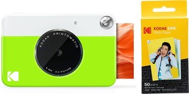 Kodak Printomatic Digital Instant Print Camera (Neon Green) With, 50 Sheets - £88.46 GBP