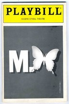 Playbill M Butterfly 1989 John Rubinstein B D Wong Tom Klunis Richard Poe  - £11.05 GBP