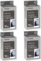 Fujifilm 4X Instax Mini Monochrome Instant Film, 10 Pack, Black/White (1... - $71.93