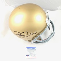 JOE THEISMANN Signed Full Size Helmet PSA/DNA Fanatics Notre Dame Autogr... - £278.89 GBP