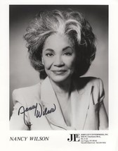 Nancy Wilson Jazz Singer 10x8 Hand Signed Official Photo &amp; COA Letter - £26.28 GBP