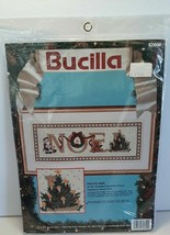 Bucilla Counted Cross Stitch Kit #82600 Christmas FESTIVE NOEL  Santa 8&quot;... - £9.89 GBP