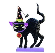 Transpac Sneaky Cat Halloween Sign - $31.68