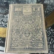 1898 Macaulay’s Essay On Addison - $21.20