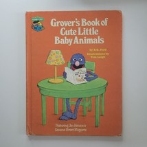 Sesame Street Grovers Cute Baby Animals Book Vintage 1980s Muppets Jim Henson - £5.35 GBP