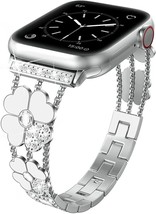 Compatible with Apple Watch Bands 45mm 44mm 42mm for Women,Bling Diamond... - £13.91 GBP