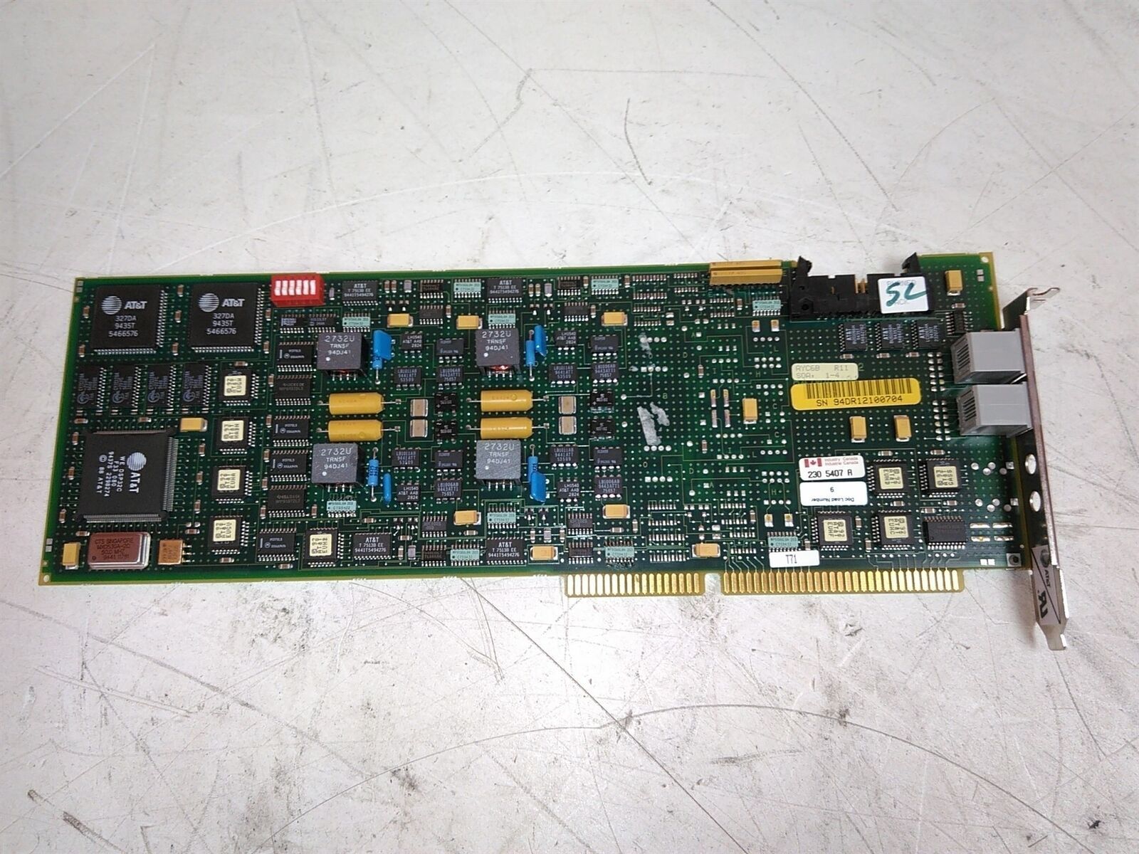 AT&amp;T AYC6B Dual Port USOC RJ14C ISA Interface Card - $110.47