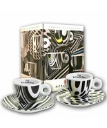 ILLY ART COLLECTION Coffee Set by Tobias Rehberger - 2 Espresso + 2 Saucers - £211.40 GBP