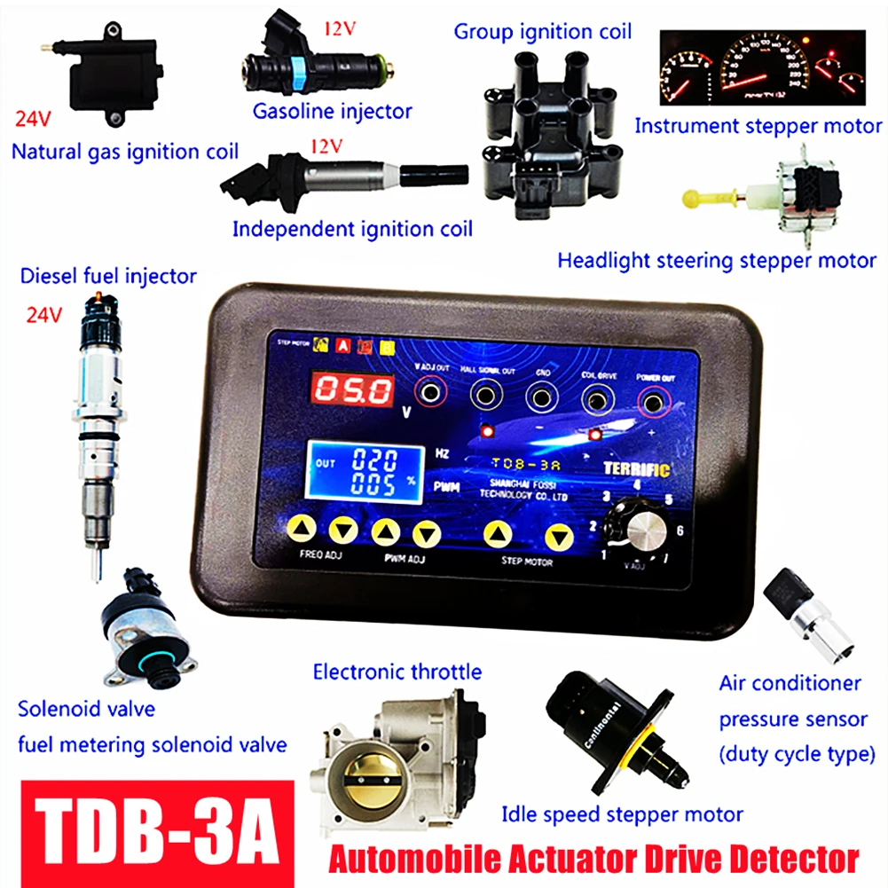 Drive Simulator Adjustable Voltage Fault Detector 12-24V Automobile Ignition C - £46.99 GBP