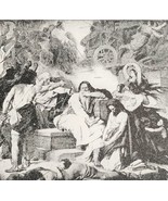 1906 The Prophet Jeremiah Print Story Of The Bible 8.25 X 5.75&quot; Antique Art - €17,15 EUR