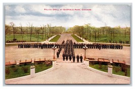 Police Drill at Garfiled Park Chicago Illinois IL UNP DB Postcard P22 - $7.87