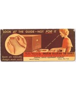 Auburn New York Advertising Card Ink Blotter Central Office Equipment Globe - £7.05 GBP