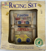 Vintage Playgroup All Wood playgroup racing set all wood Tumbletree Toys - £12.31 GBP