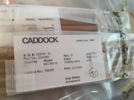 Caddock MG785 Thick Film Resistor MG785-15 100meg ohms +- 1% NEW RARE SA... - $28.26
