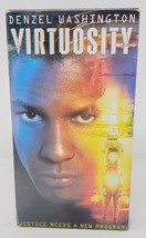 Virtuosity (VHS, 1995) Sci-Fi Cyberpunk Virtual Denzel Washington Russell Crowe - £1.68 GBP