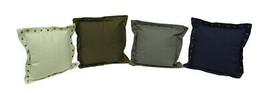 Scratch &amp; Dent Set of 4 Stud Trim Decorative Throw Pillows - £23.73 GBP