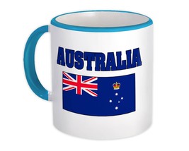 Australia Victoria : Gift Mug Flag Chest Australian Country Expat - £12.49 GBP