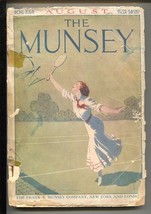 Munsey 8/1904-Tennis cover- T. Victor Hall-Adventure &amp; mystery pulp fict... - £102.81 GBP