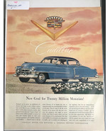 Vintage CADILLAC Car Print Ad &quot;New Goal for Motorists&quot; Art Poster For Fr... - £3.75 GBP
