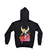 Sailor moon anime black hoodie sweatshirt sweater Sz XS - $24.14 CAD