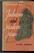 JUDAISM AND THE MODERN WORLD Will Herberg, HARDCOVER, FIRST EDITION, DUS... - £23.25 GBP