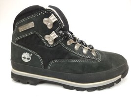 Timberland Euro Hiker Mens Hiking Boots Ankle Leather Gray Black Size 7 M - £47.43 GBP