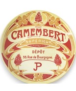Vintage 2003 BIA Camembert Extra-Fin Cheese Plate 8&quot; Ceramic French - $246.89 MXN