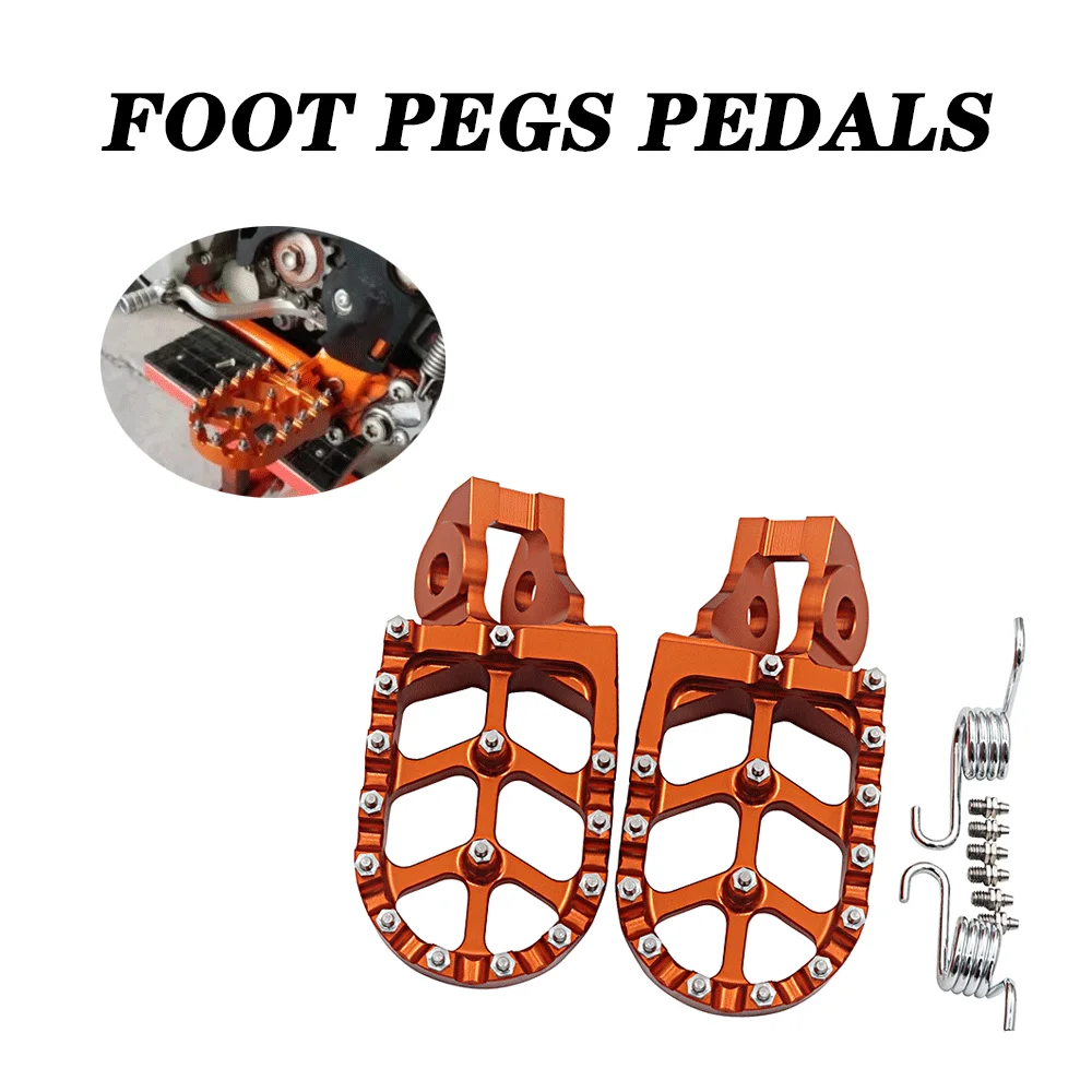 Motorcycle Footrest Foot Pegs Pedals For KTM SX SXF EXC EXCF XCF XCW XCF... - $44.88