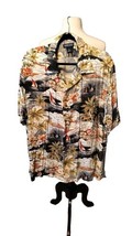 Lands&#39; End Hawaiian Shirt Men&#39;s Size XL Casual Button Up  - $19.63 CAD