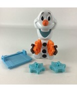 Disney Frozen Play-Doh Olaf&#39;s Sleigh Ride Playset Molds Snowflakes 2019 ... - $331.56 MXN